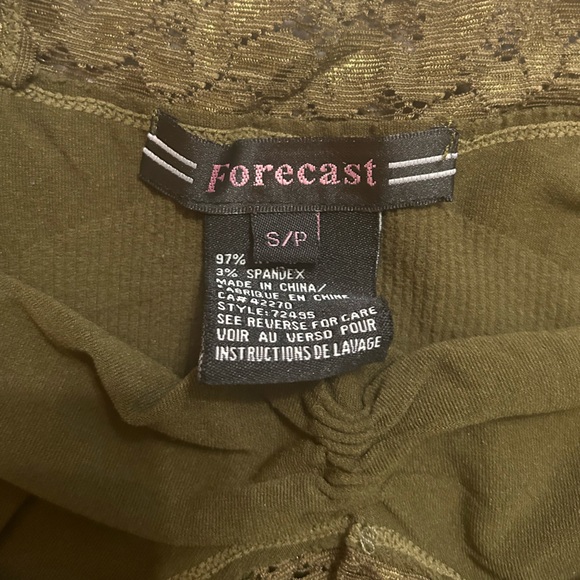 Women’s Forecast Olive Green Tank Top - Picture 5 of 5